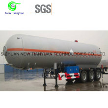 Liquid Ammonia 47.5m3 Volume Tank Container Semi Trailer